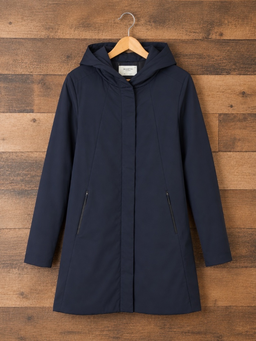 Ministry of Supply Travel Coat Small Black Performance Jacket EUC